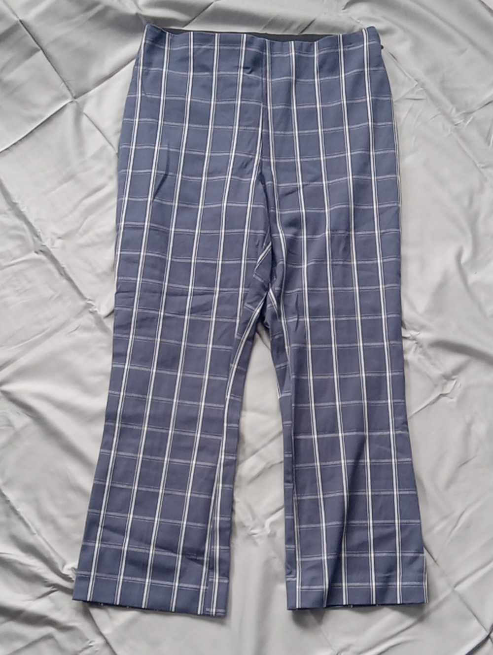 a new day Navy with White Windowpane Pants